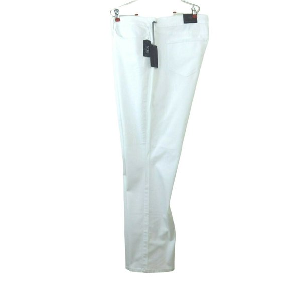 NYDJ Not Your Daughters Jeans White 22W Marilyn Straight Leg Denim Jeans NWT - Picture 3 of 9